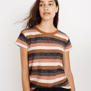 Madewell Textured Tee in Stripe